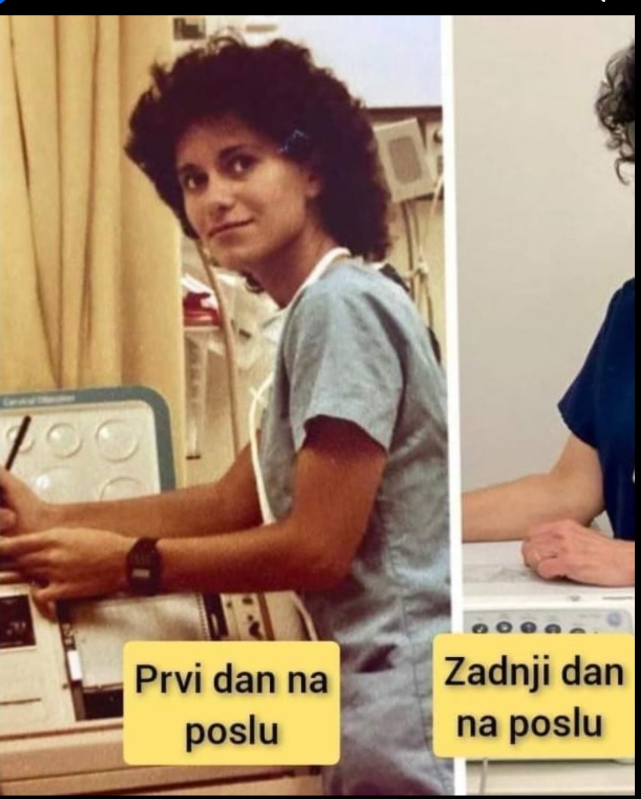 Medicinska sestra se uslikala PRVOG DANA na poslu I ZADNJEG DANA: Pogledajte kako izgleda, slika koju svi komentarišu (FOTO)