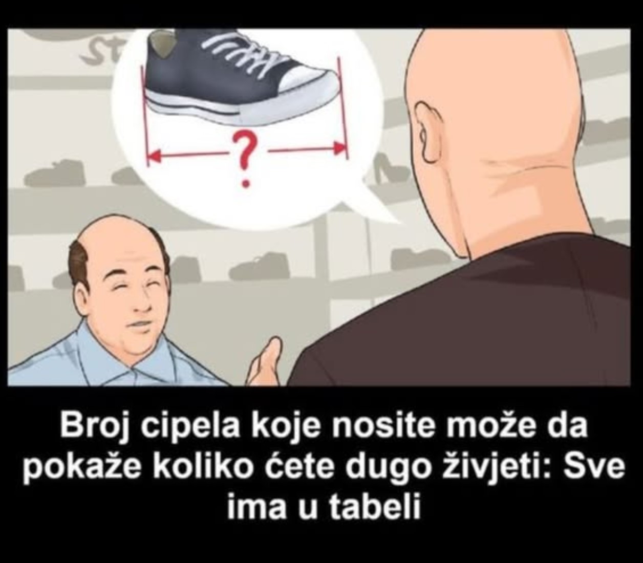 Broj Cipela Koje Nosite Može Da Pokaže Koliko Ćete Dugo Živjeti: Sve Ima U Tabeli