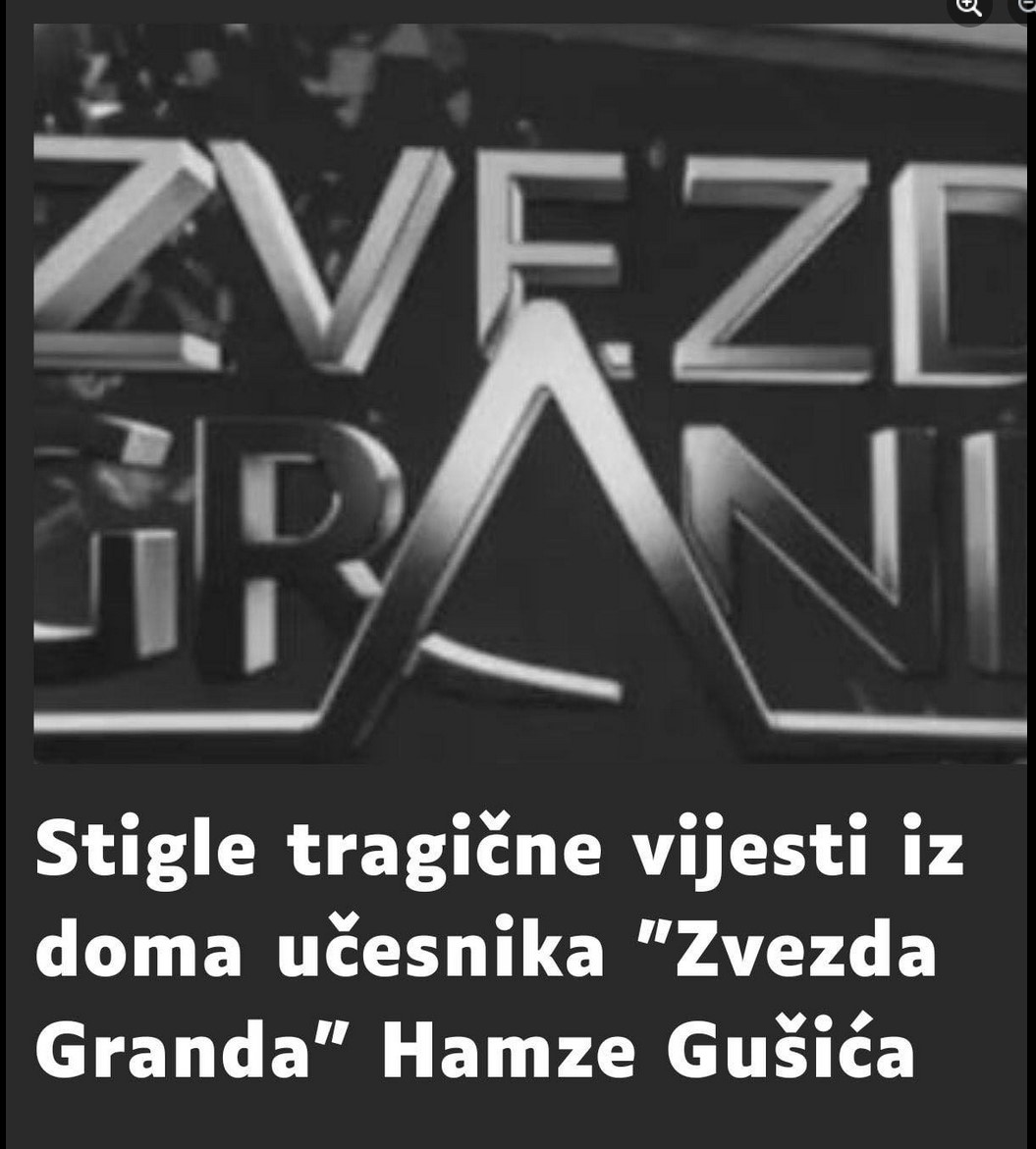 Stigle tragične vijesti iz doma učesnika “Zvezda Granda” Hamze Gušića