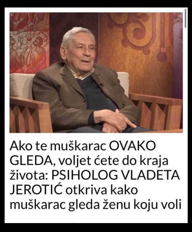 Ako te muškarac OVAKO GLEDA, voljet ćete do kraja života: PSIHOLOG VLADETA JEROTIĆ otkriva kako muškarac gleda ženu koju voli