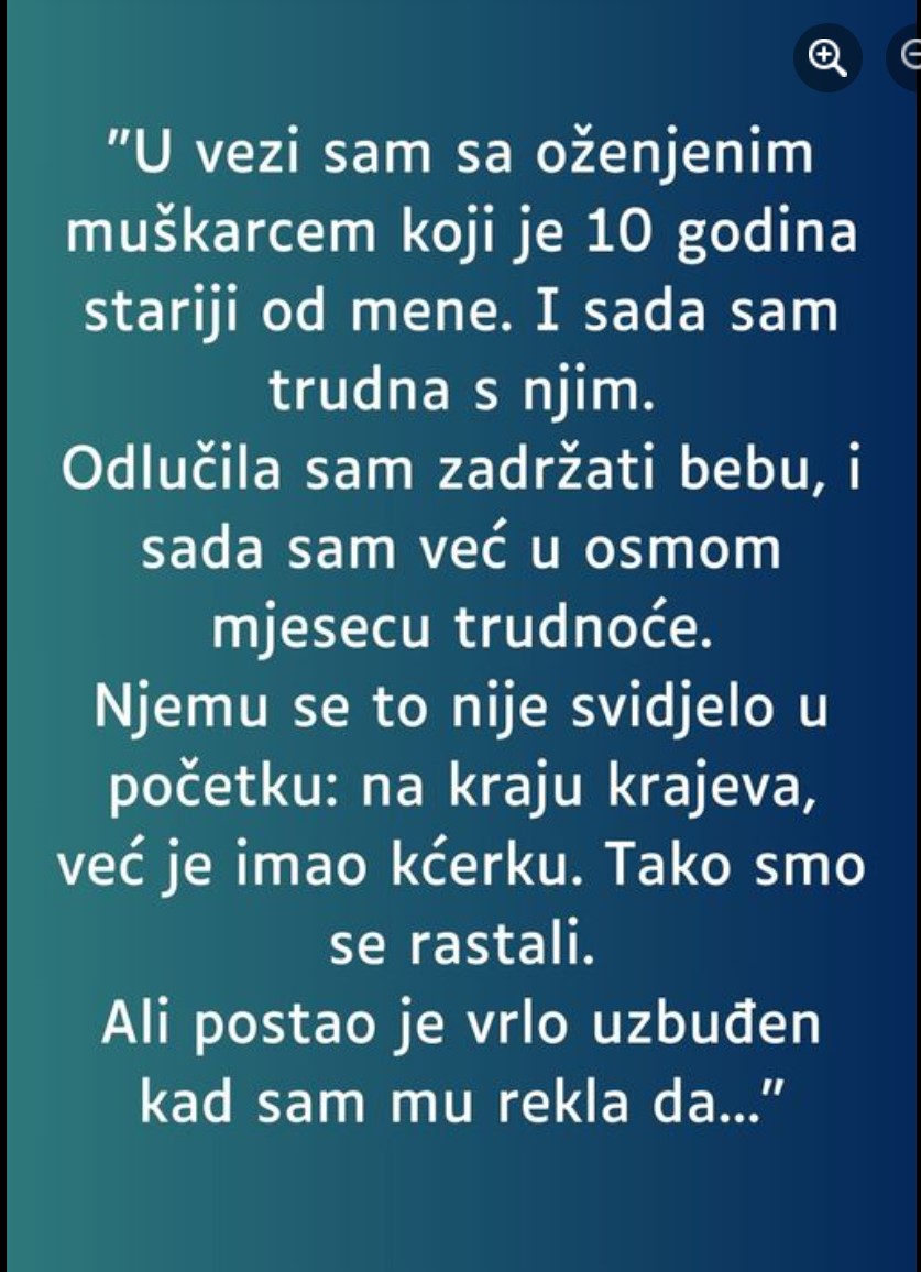 “U vezi sam sa oženjenim muškarcem