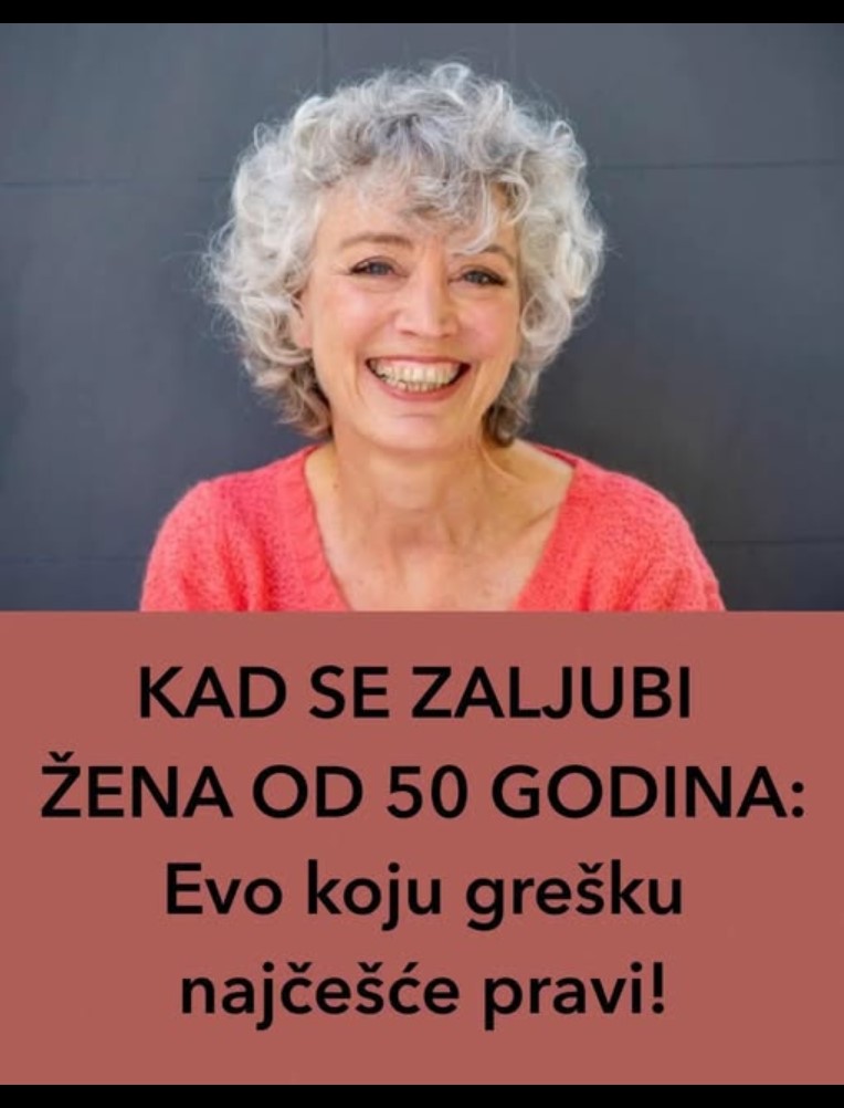 KAD SE ZALJUBI ŽENA OD 50 GODINA: Evo koju grešku najčešće pravi!