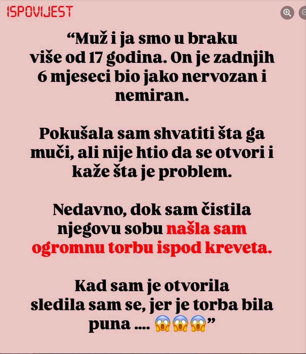 Slučajno sam saznala mračnu tajnu: Evo šta sam pronašla u sobi mog muža