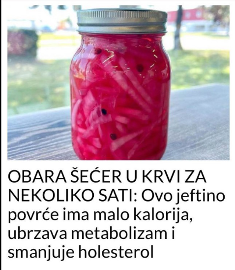 OBARA ŠEĆER U KRVI ZA NEKOLIKO SATI: Ovo jeftino povrće ima malo kalorija, ubrzava metabolizam i smanjuje holesterol