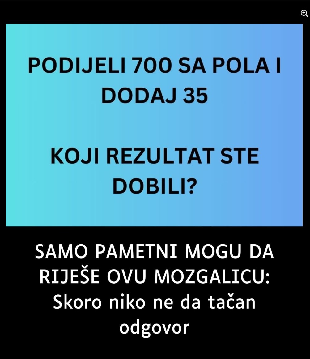 SAMO PAMETNI MOGU DA RIJEŠE OVU MOZGALICU: Skoro niko ne da tačan odgovor