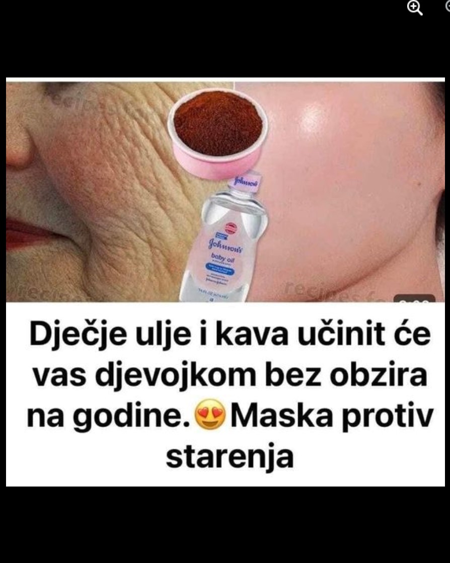 Dječje ulje i kafa učinit će vas djevojkom bez obzira na godine.