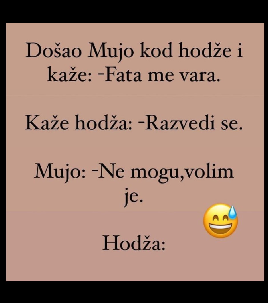 VIC: Mujo kod hodže