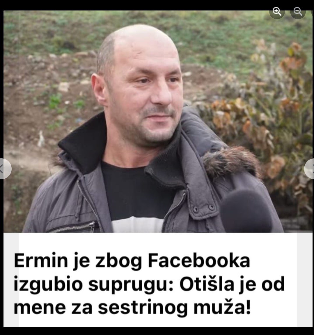 Ermin je zbog Facebooka izgubio suprugu: Otišla je od mene za sestrinog muža!