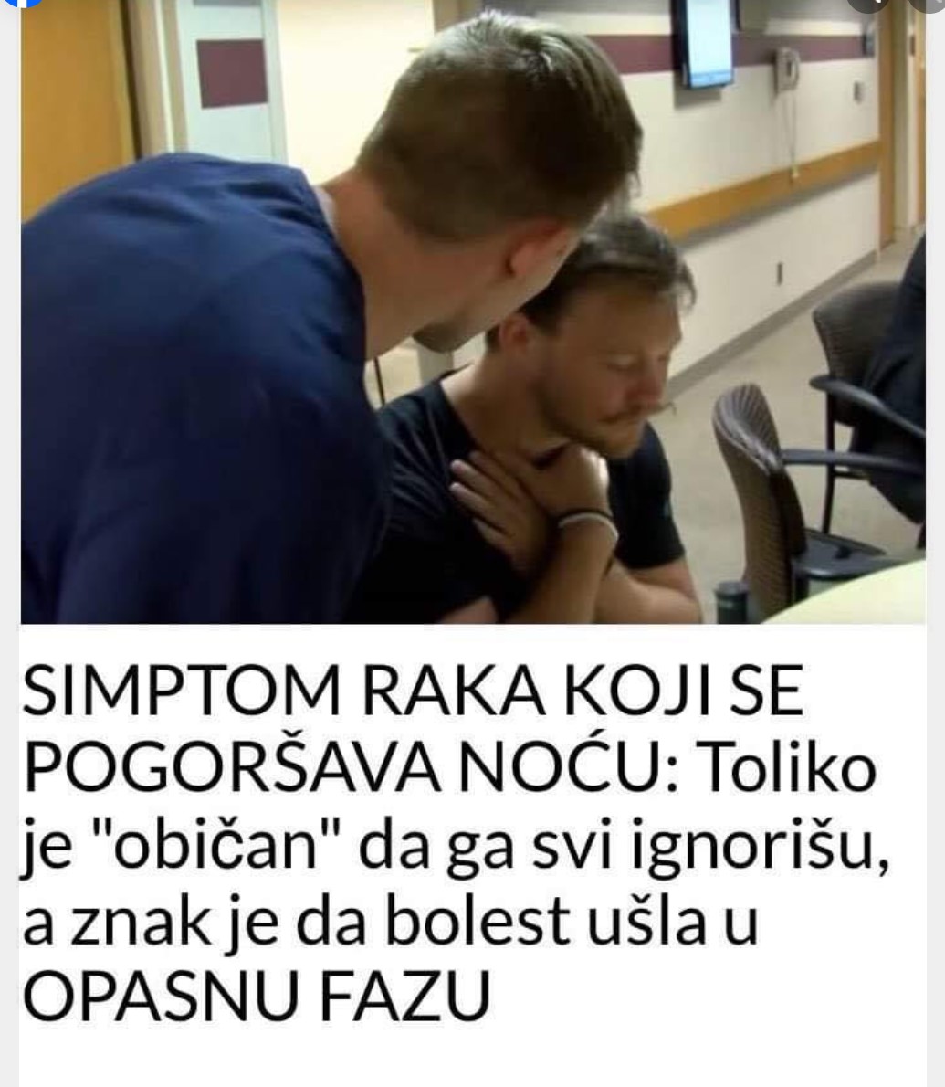 SIMPTOM RAKA KOJI SE POGORŠAVA NOĆU: Toliko je “običan” da ga svi ignorišu, a znak je da bolest ušla u OPASNU FAZU