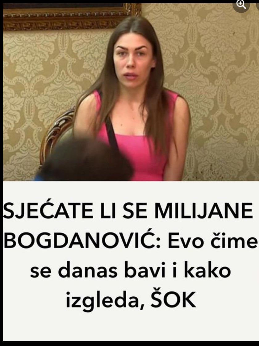 SJEĆATE LI SE MILIJANE BOGDANOVIĆ: Evo čime se danas bavi i kako izgleda, Š0K