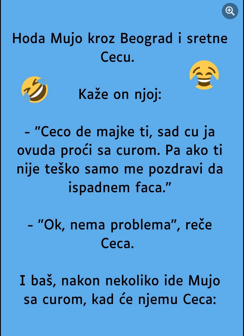 VIC: Mujo sretne Cecu