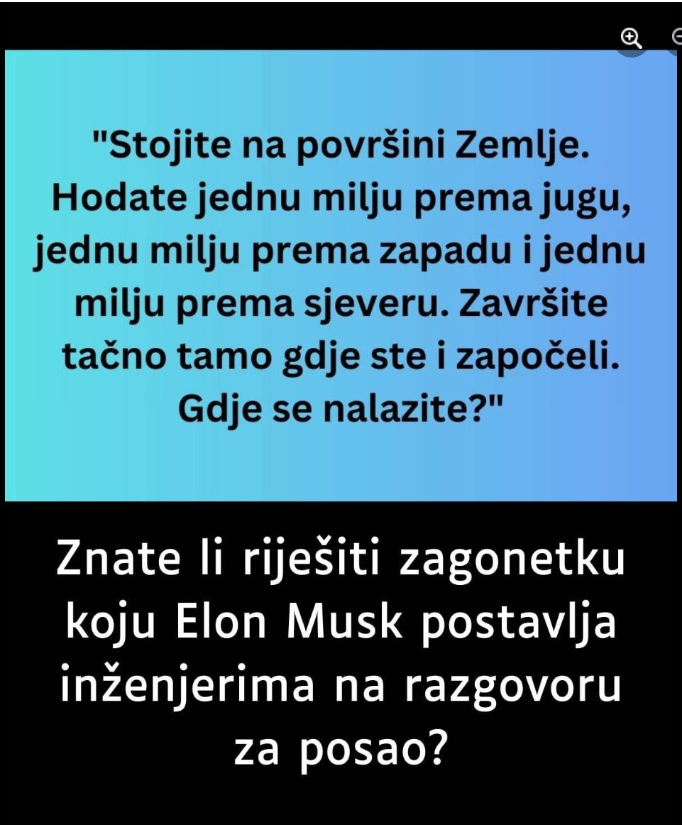 Znate li riješiti zagonetku koju Musk postavlja inženjerima na razgovoru za posao?