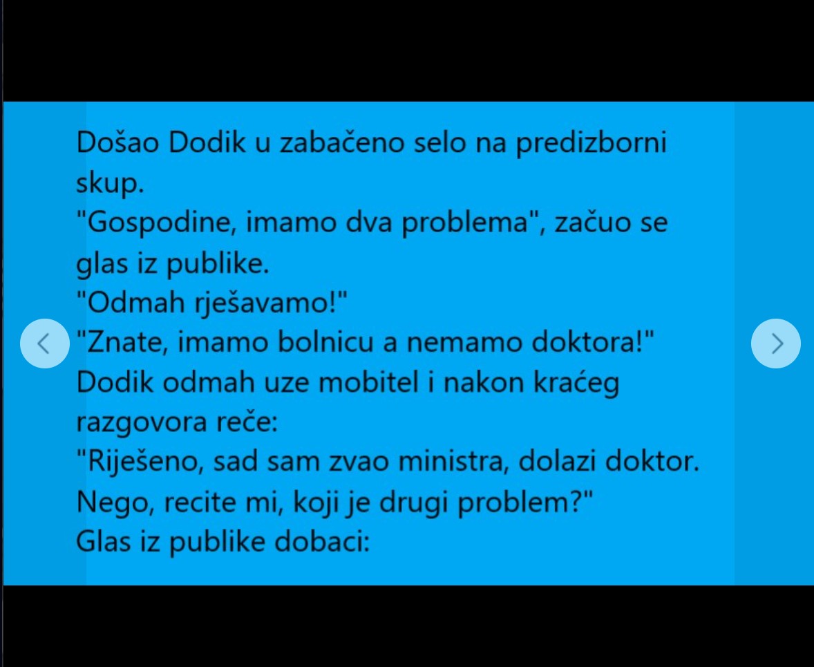 VIC DANA: Došao Dodik u zabačeno selo na predizborni skup