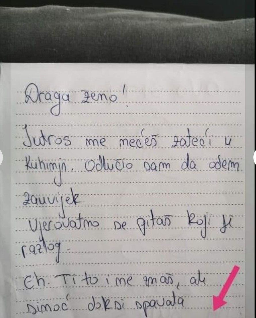 PROBUDILA SAM SE I ZATEKLA OVU PORUKU NA KREVETU: Napisao mi je da me ostavlja, A KAD SAM PROČITALA ŠTA SAM SINOĆ URADILA U SNU UMALO SAM SE SRUŠILA