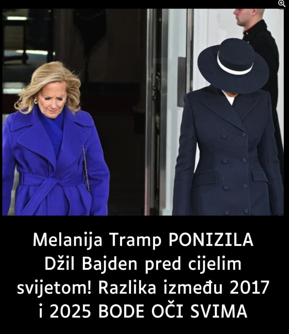 Melanija Tramp PONIZILA Džil Bajden pred cijelim svijetom! Razlika između 2017 i 2025 BODE OČI SVIMA