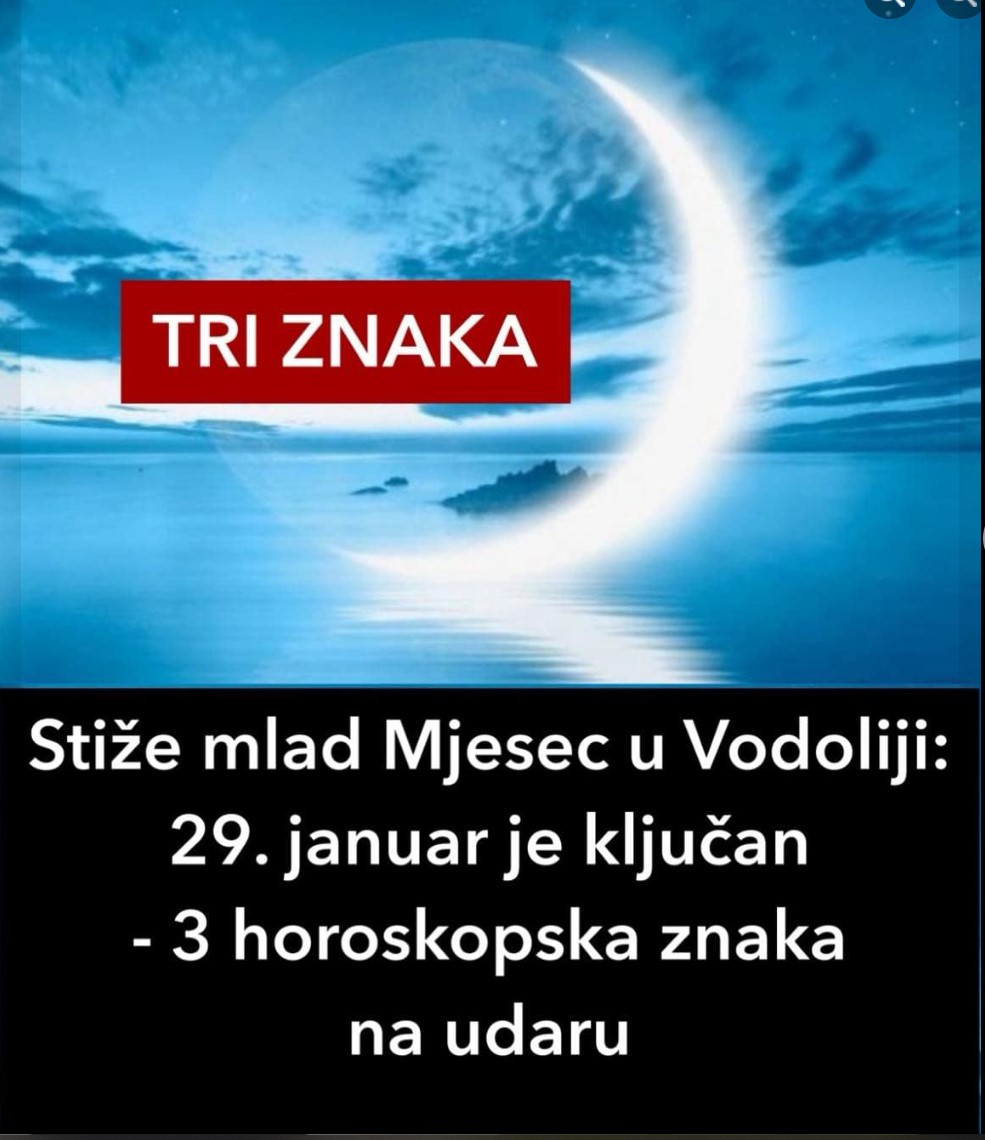 Stiže mlad Mjesec u Vodoliji: 29. januar je ključan – 3 horoskopska znaka na udaru