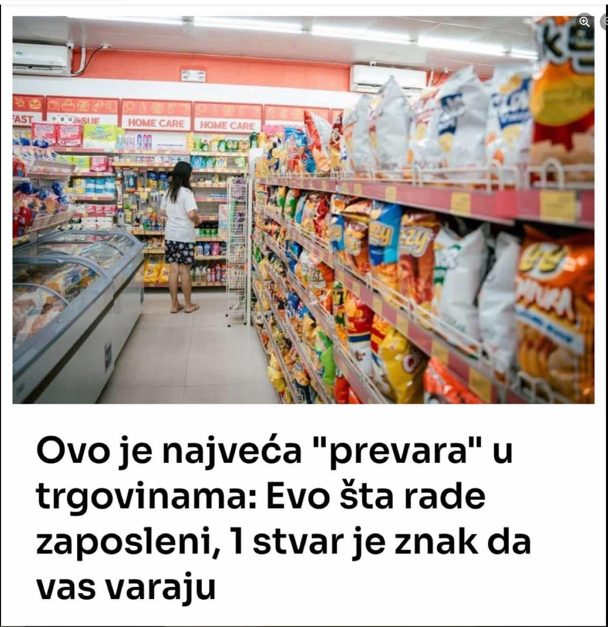 Ovo je najveća “prevara” u trgovinama: Evo šta rade zaposleni, 1 stvar je znak da vas varaju