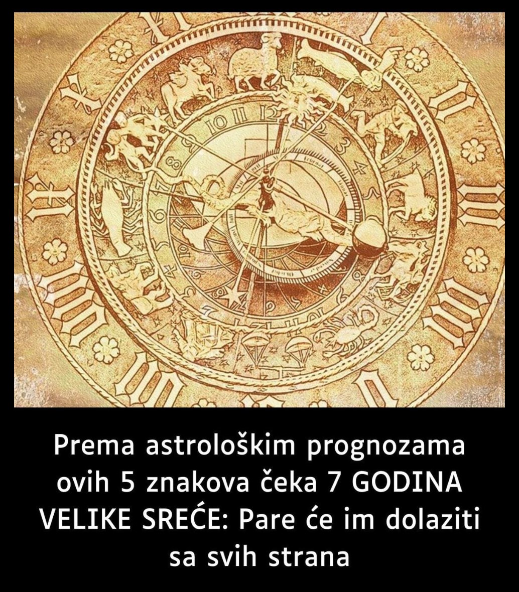 Prema astrološkim prognozama ovih 5 znakova čeka 7 GODINA VELIKE SREĆE