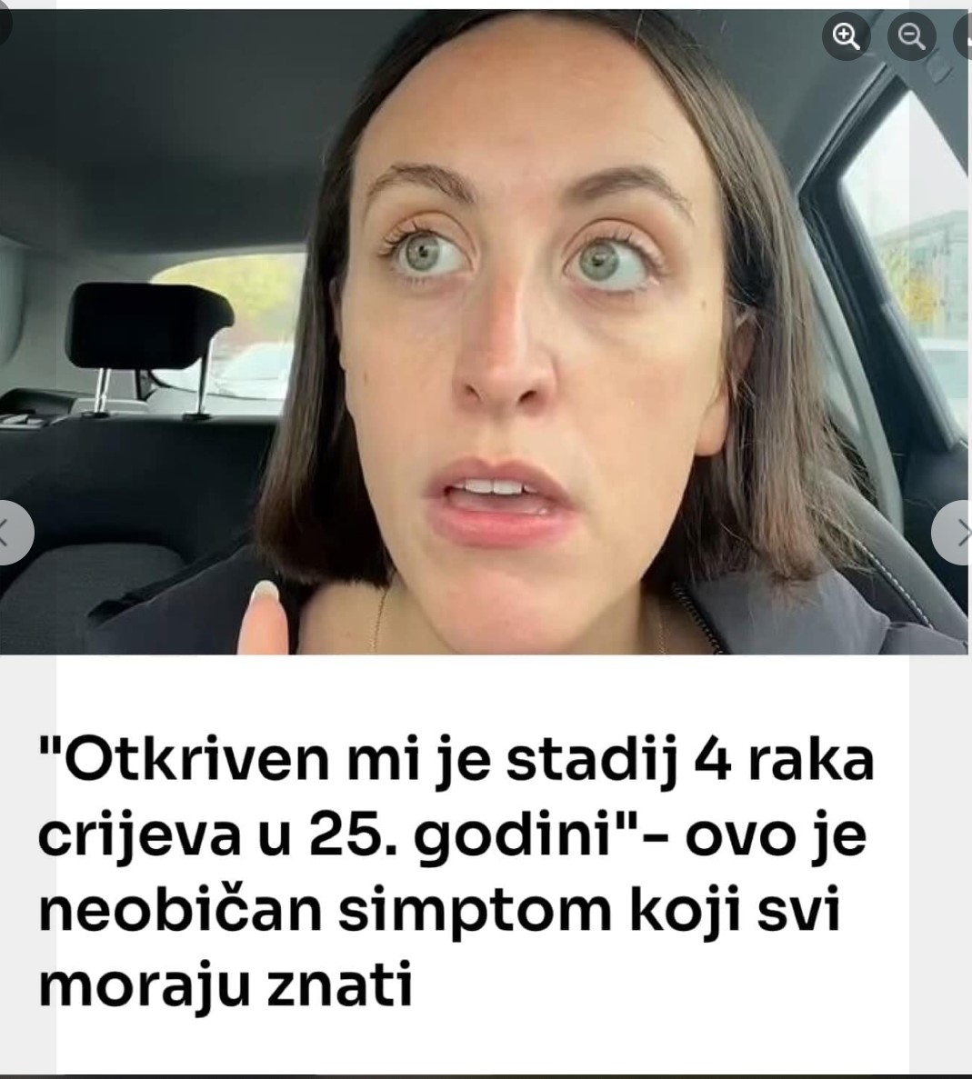 “Otkriven mi je stadij 4 raka crijeva u 25. godini”- ovo je neobičan simptom koji svi moraju znati