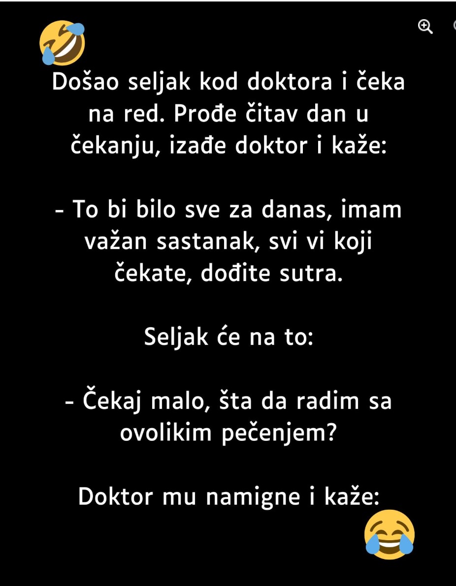 VIC DANA: Došao seljak kod doktora