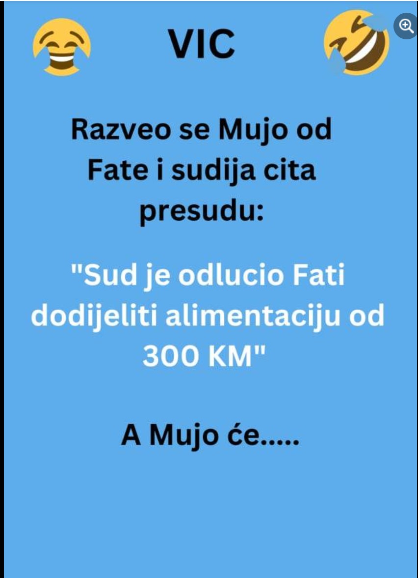 VIC DANA: Mujo i Fata se razveli