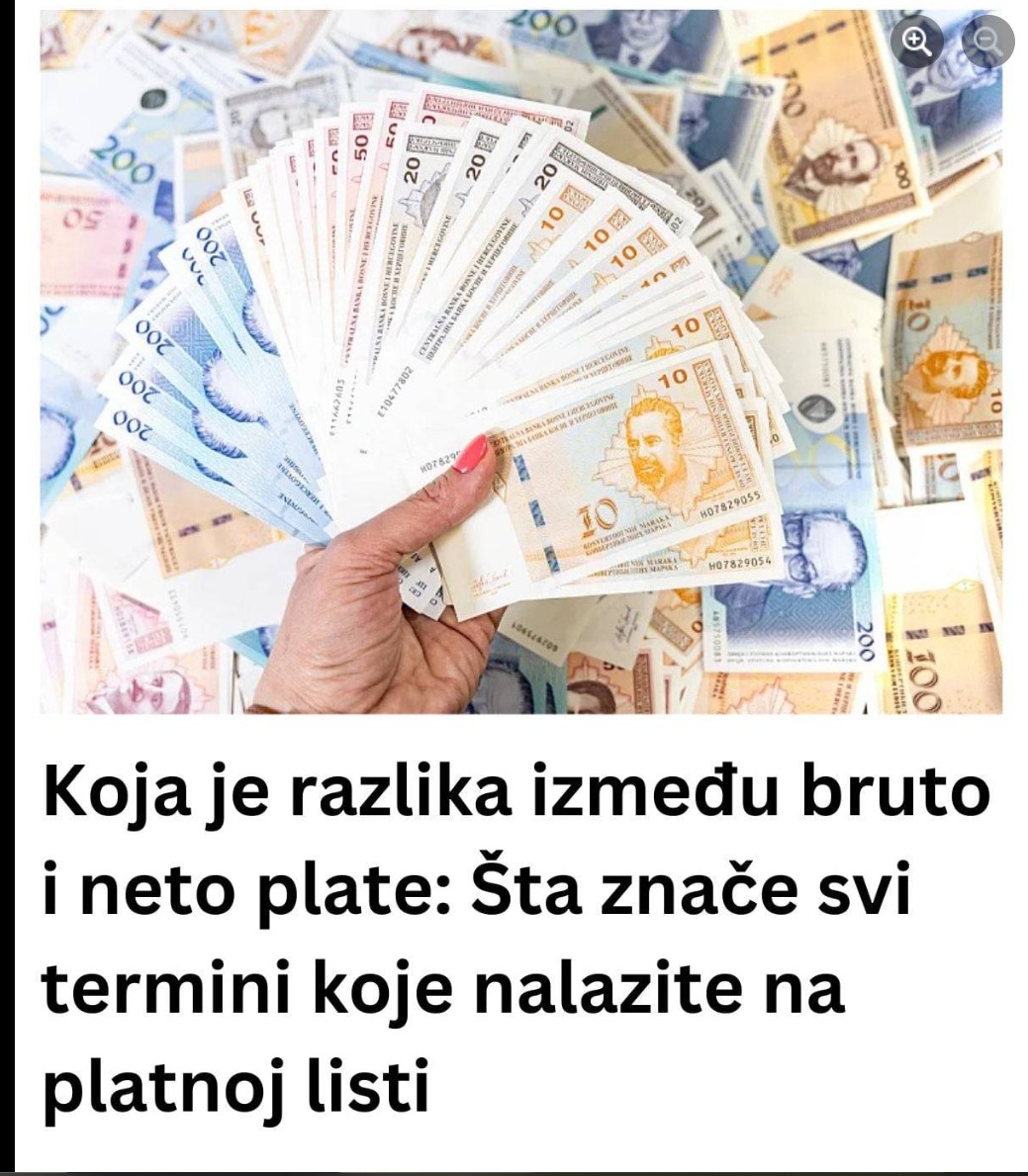 Koja je razlika između bruto i neto plate: Šta znače svi termini koje nalazite na platnoj listi