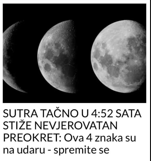 SUTRA TAČNO U 4:52 SATA STIŽE NEVJEROVATAN PREOKRET: Ova 4 znaka su na udaru – spremite se