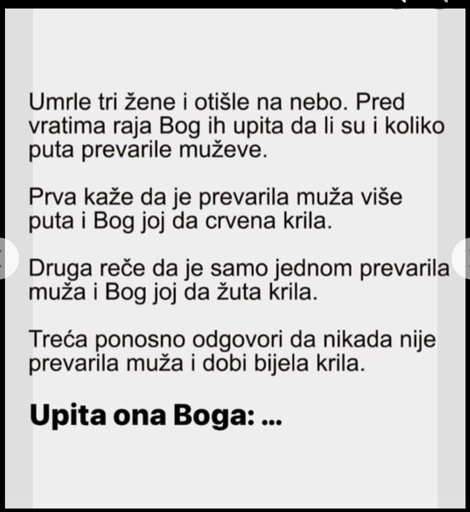 VIC DANA: Umrle tri žene i otišle na nebo