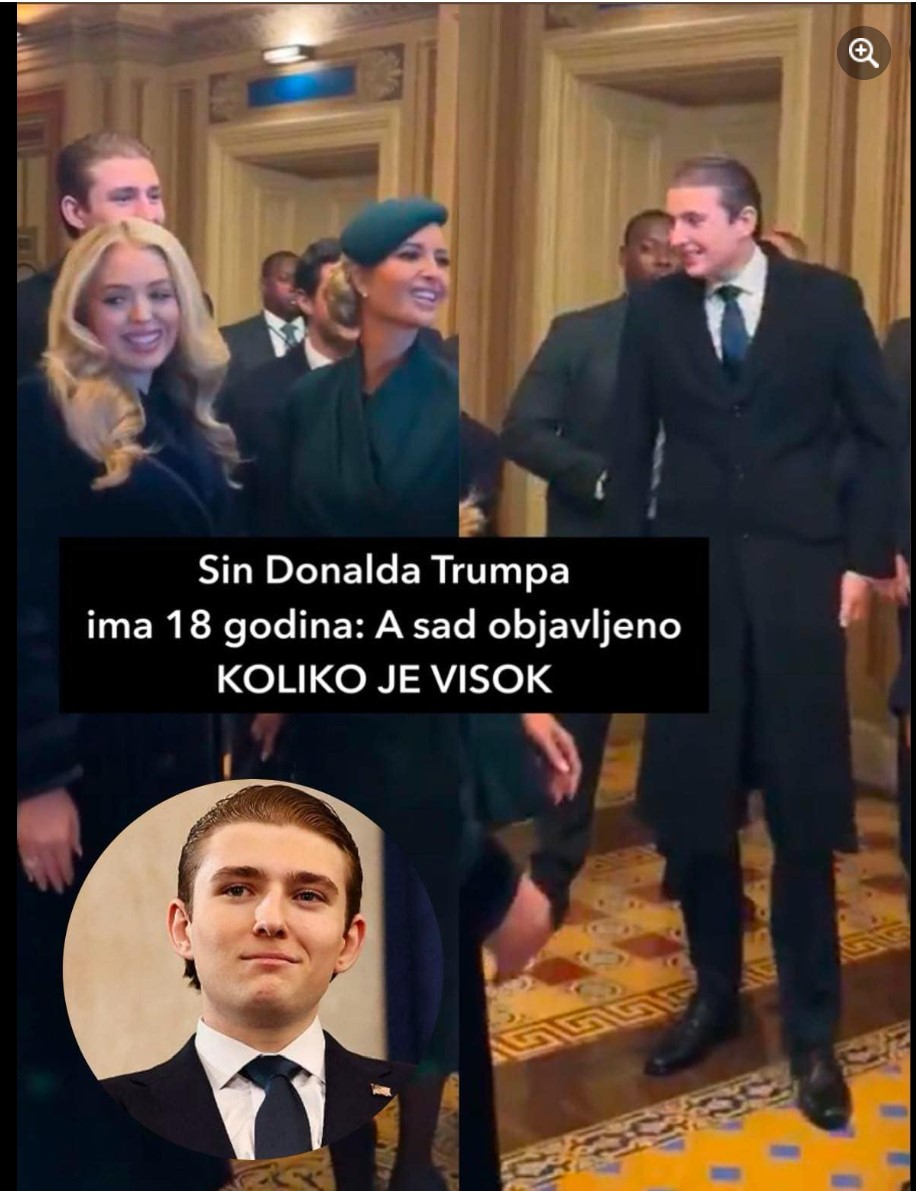 Sin Donalda Trumpa ima 18 godina: A sad objavljeno KOLIKO JE VISOK