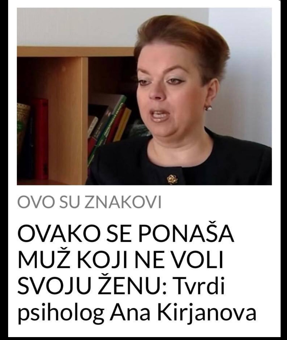 OVAKO SE PONAŠA MUŽ KOJI NE VOLI SVOJU ŽENU: Tvrdi psiholog Ana Kirjanova