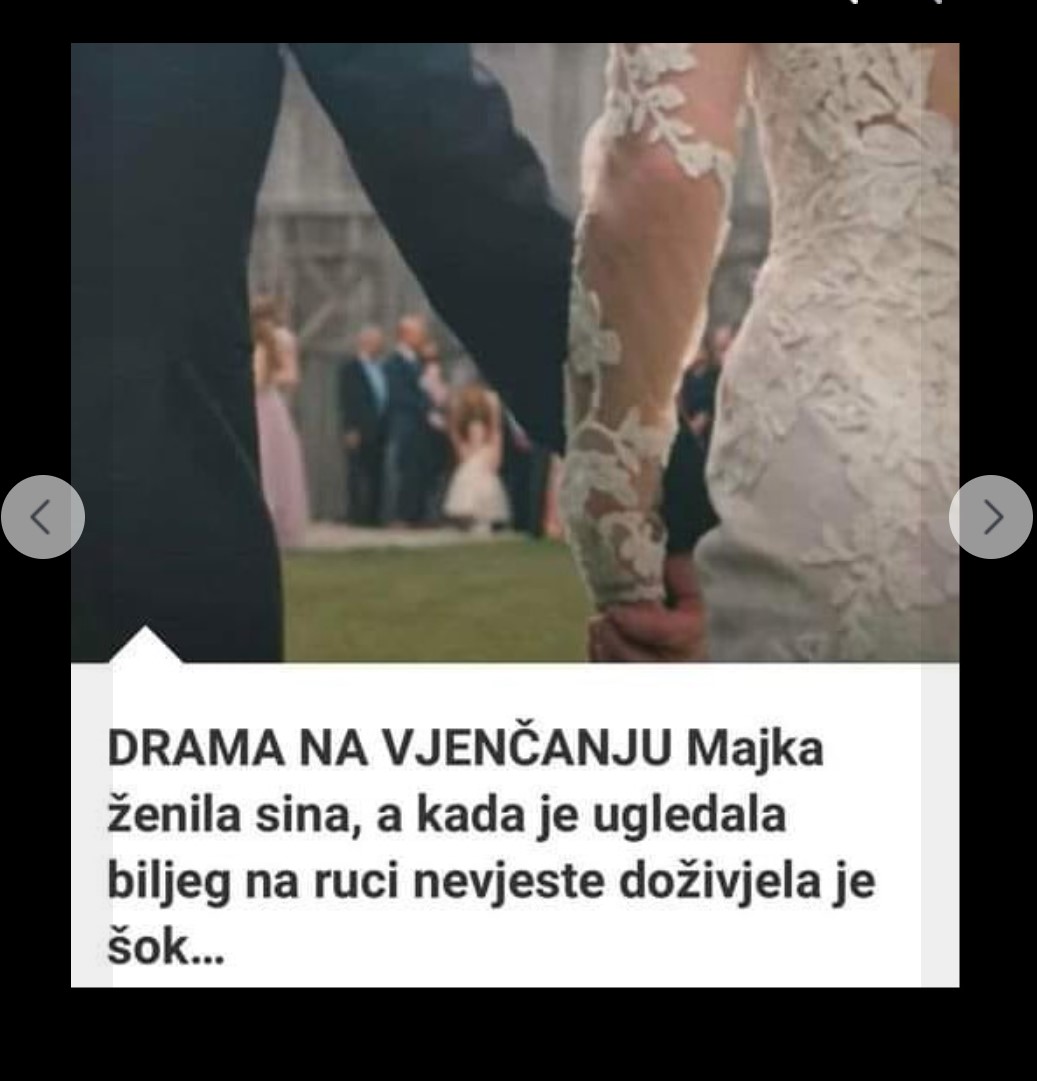 DRAMA NA VJENČANJU Majka ženila sina, a kada je ugledala biljeg na ruci nevjeste doživjela je šok (FOTO)