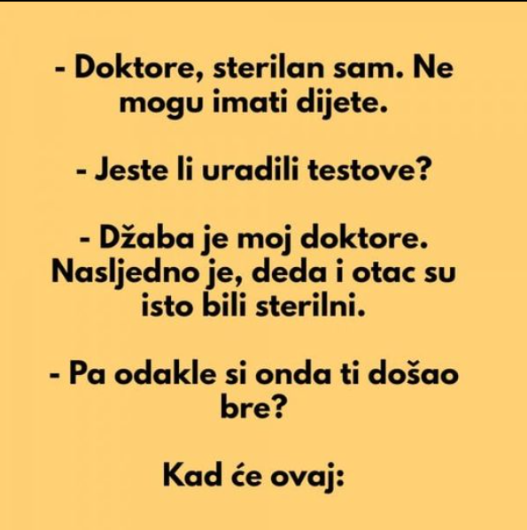 VIC: Čovjek objašnjava doktoru