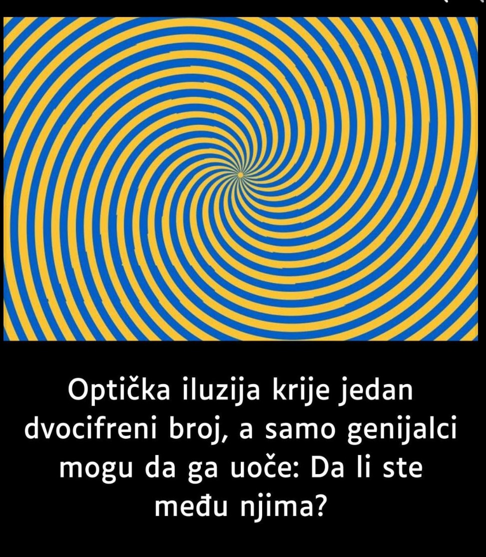 Optička iluzija krije jedan dvocifreni broj, a samo genijalci mogu da ga uoče: Da li ste među njima?