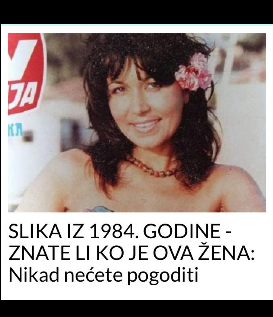 SLIKA IZ 1984. GODINE – ZNATE LI KO JE OVA ŽENA: Nikad nećete pogoditi