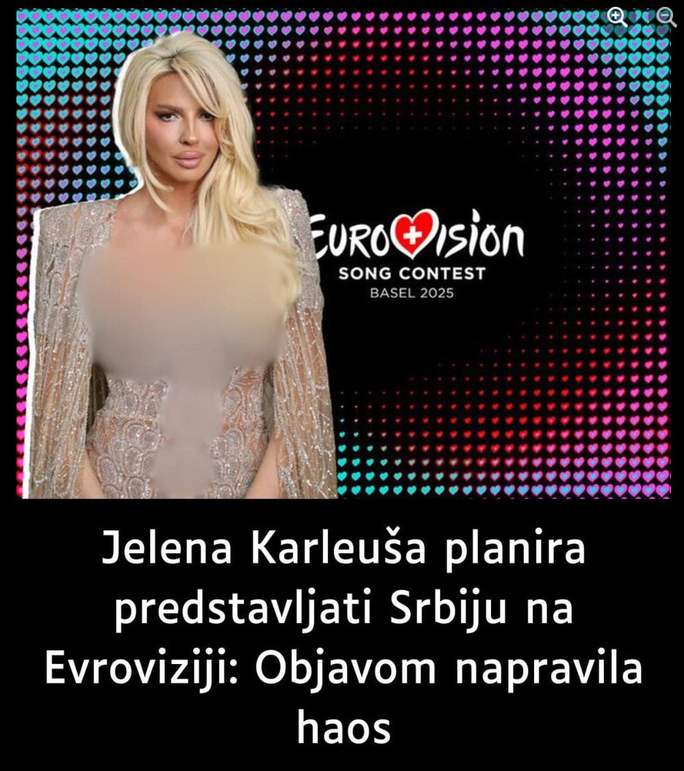 Jelena Karleuša planira predstavljati Srbiju na Evroviziji: Objavom napravila haos