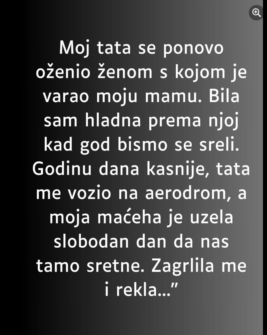 “Moj tata se ponovo oženio ženom s kojom je varao moju mamu…”