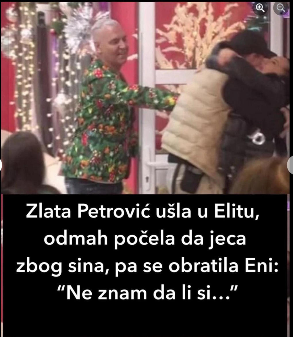 Zlata Petrović ušla u Elitu, odmah počela da jeca zbog sina, pa se obratila Eni: “Ne znam da li si…”