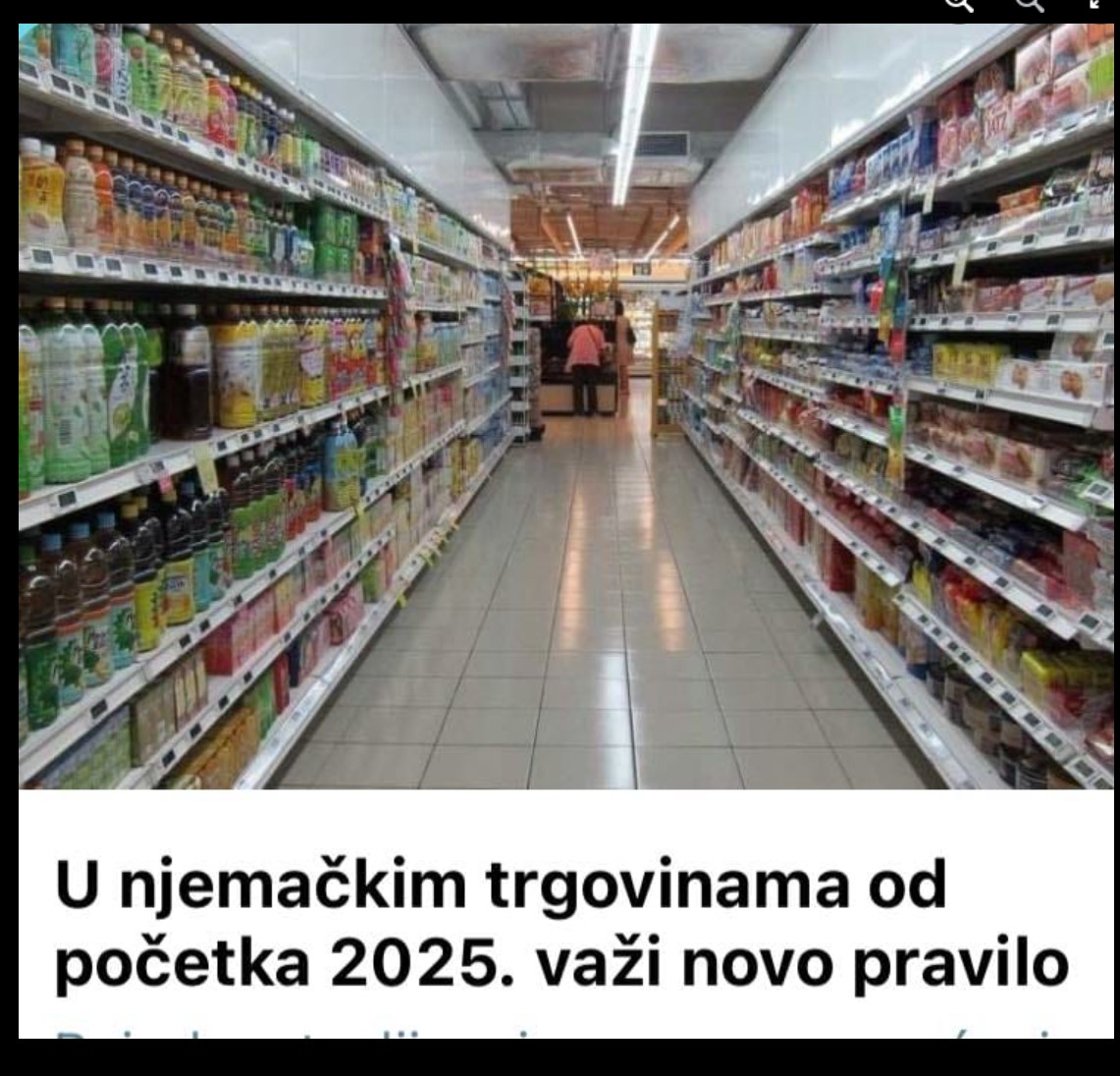 U njemačkim trgovinama od početka 2025. važi novo pravilo