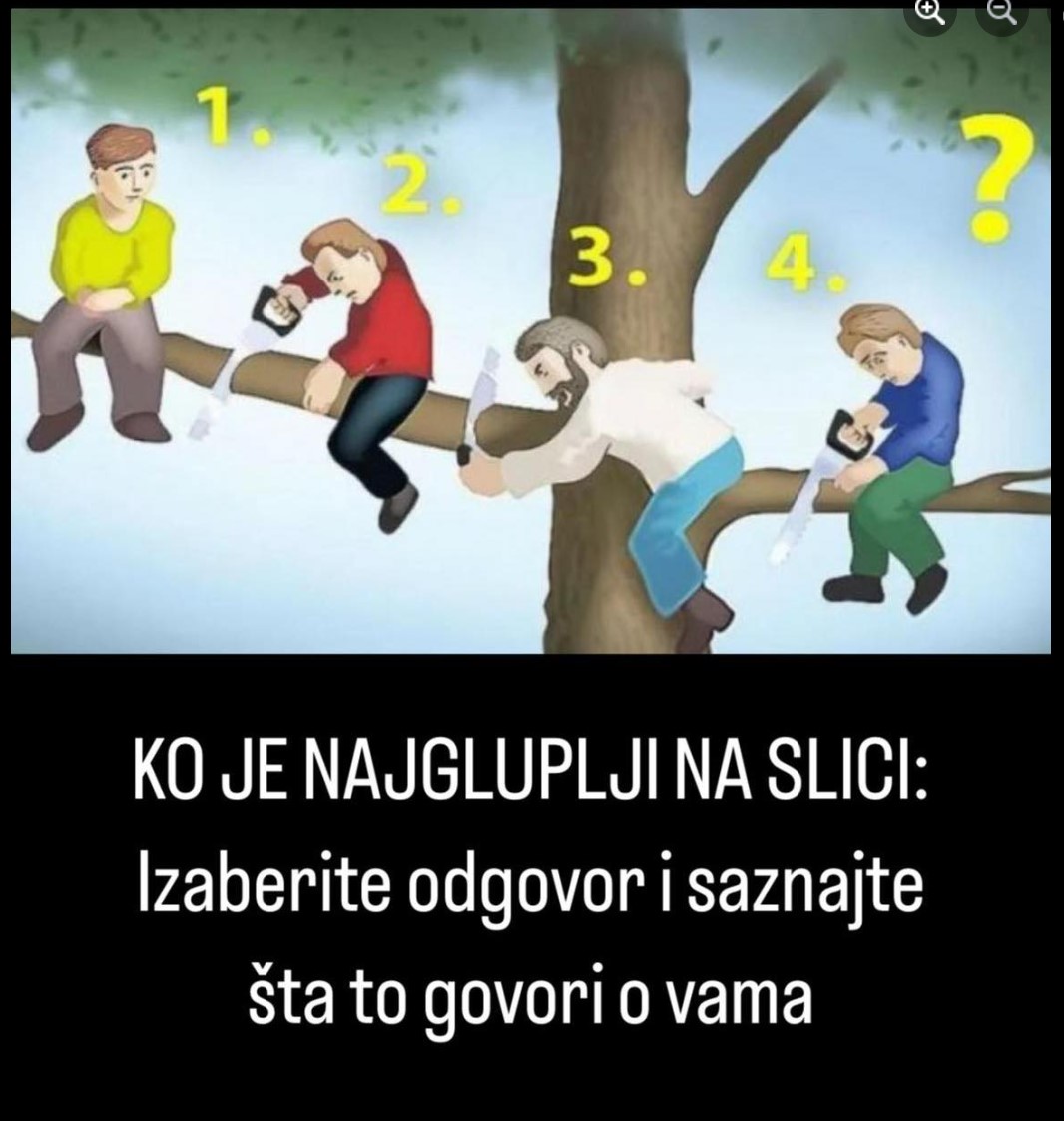 KO JE NAJGLUPLJI NA SLICI: Izaberite odgovor i saznajte šta to govori o vama