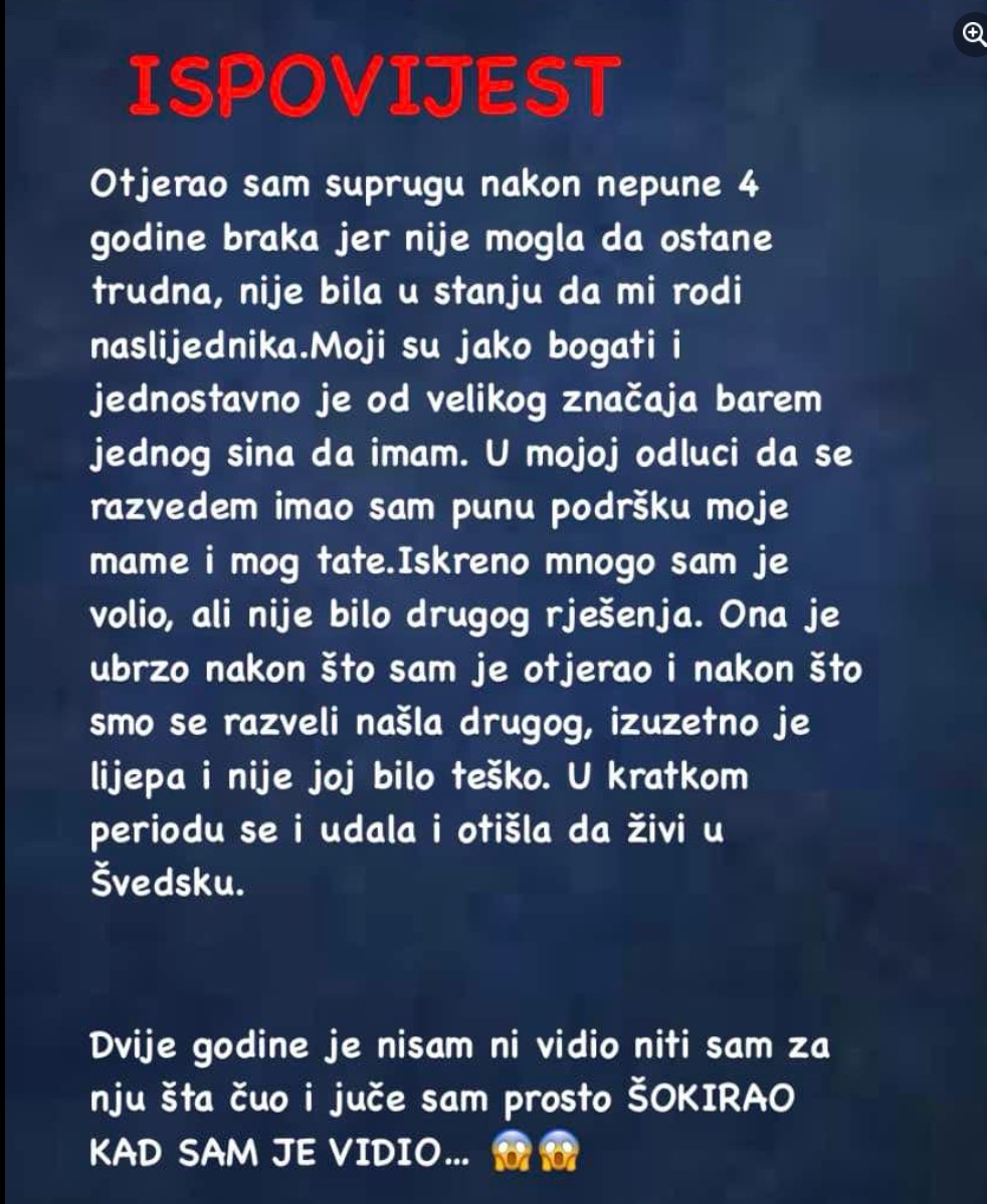 Otjerao sam suprugu nakon nepune 4 godine braka