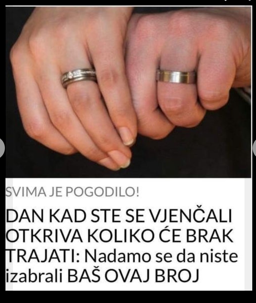 DAN KAD STE SE VJENČALI OTKRIVA KOLIKO ĆE BRAK TRAJATI: Nadamo se da niste izabrali BAŠ OVAJ BROJ