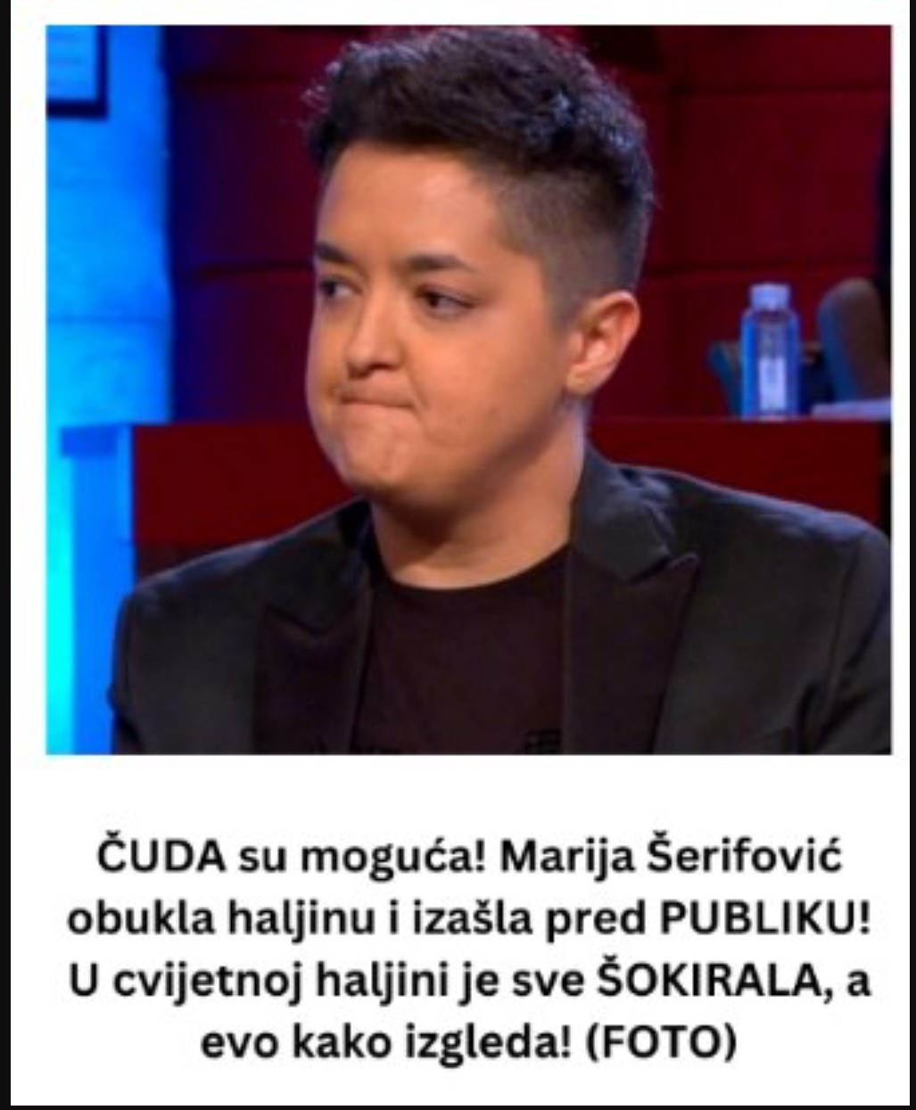 ČUDA su moguća! Marija Šerifović obukla haljinu i izašla pred PUBLIKU! U cvijetnoj haljini je sve ŠOKIRALA, a evo kako izgleda! (FOTO)