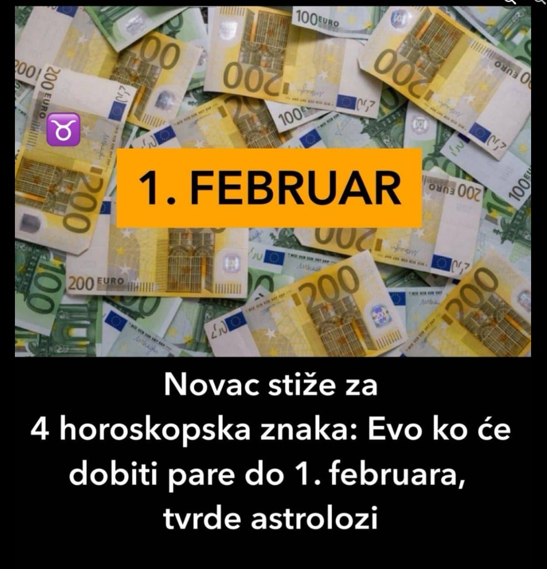 Novac stiže za 4 horoskopska znaka: Evo ko će dobiti pare do 1. februara, tvrde astrolozi