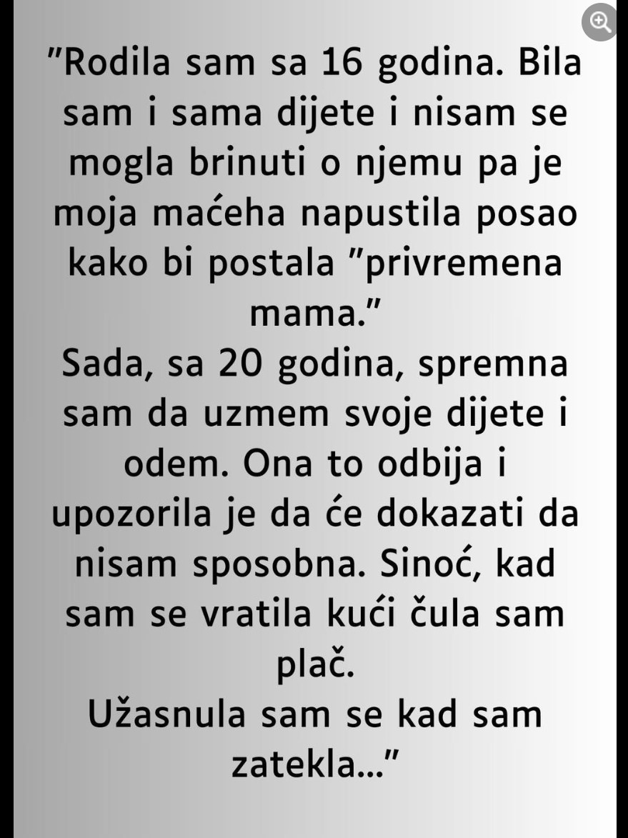 “Rodila sam sa 16 godina…”