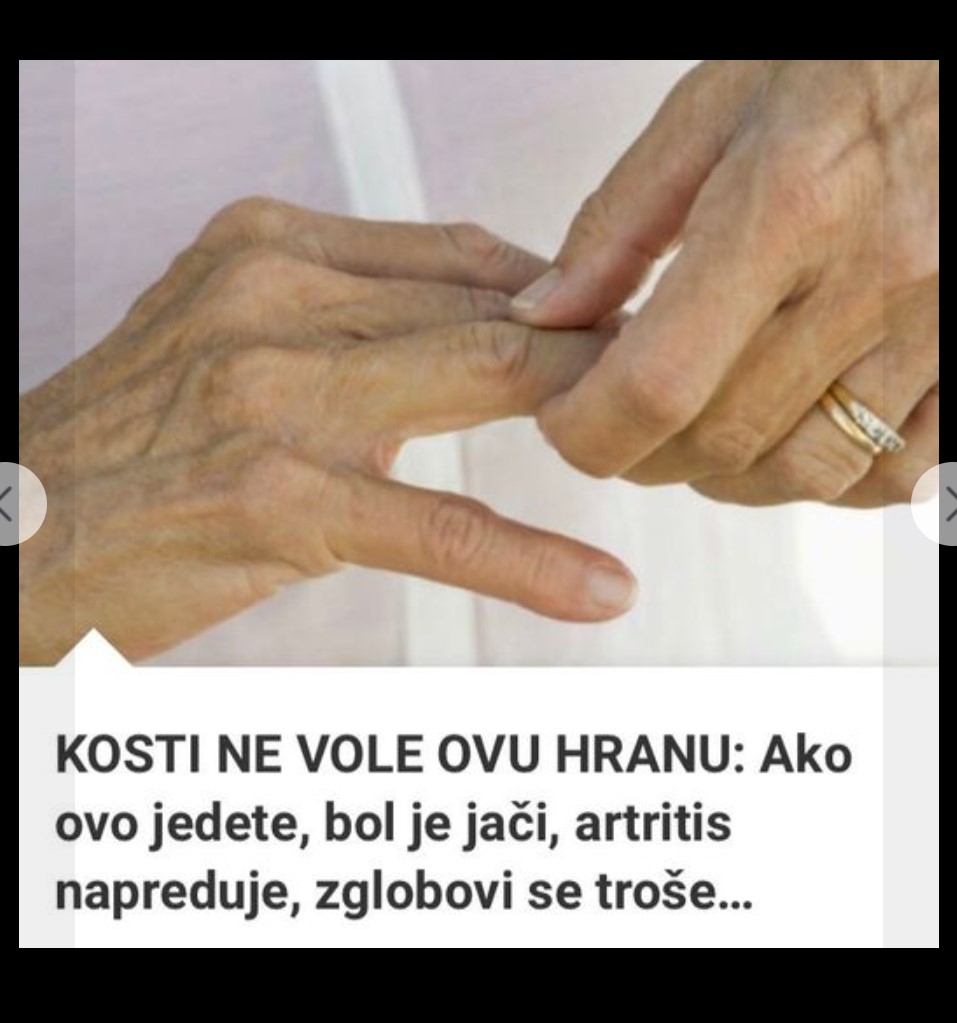 Kosti ne vole ovu hranu: ako jedete ovo, bolovi će biti jači, artritis će se pogoršati, zglobovi će se istrošiti…