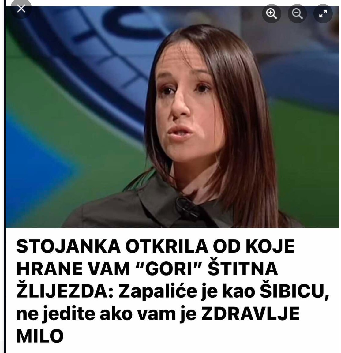 STOJANKA OTKRILA OD KOJE HRANE VAM “GORI” ŠTITNA ŽLIJEZDA: Zapaliće je kao ŠIBICU, ne jedite ako vam je ZDRAVLJE MILO