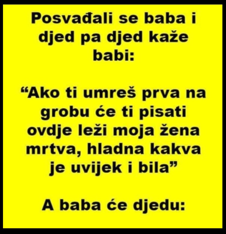 VIC: Posvađali se baba i djed