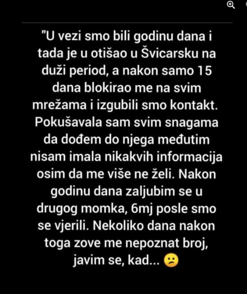 “U vezi smo bili godinu dana”