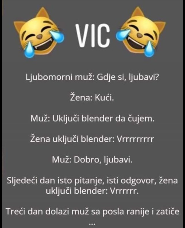 VIC: Ljubomorni muž i blender