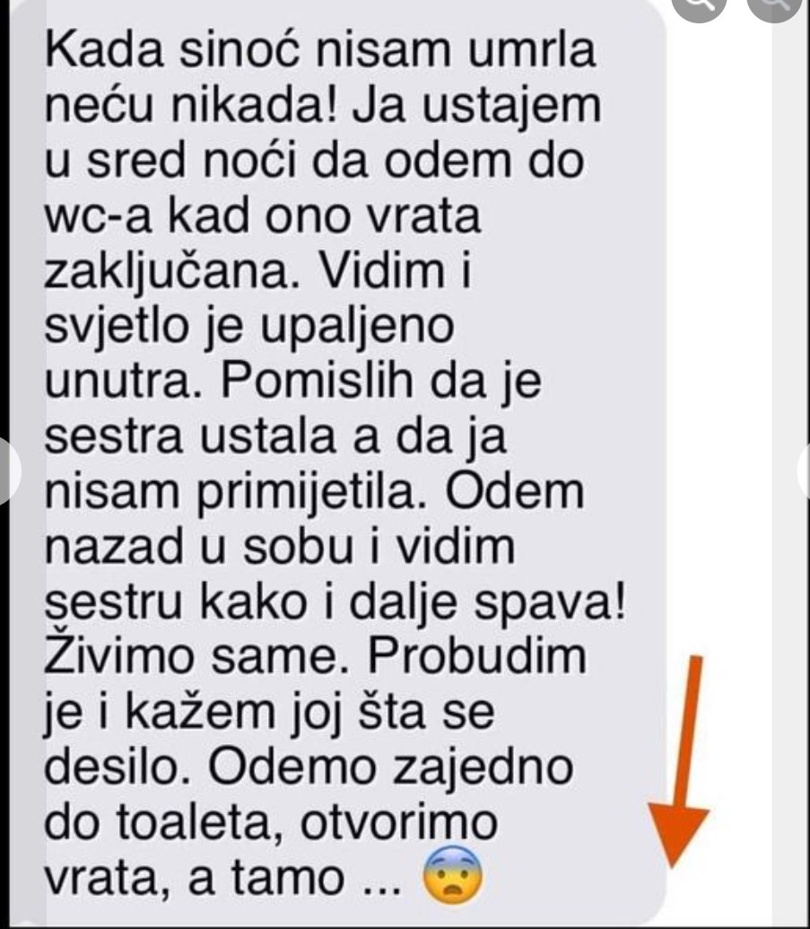 “Usred noći sam ustala do toaleta, a tamo doživjela šok”